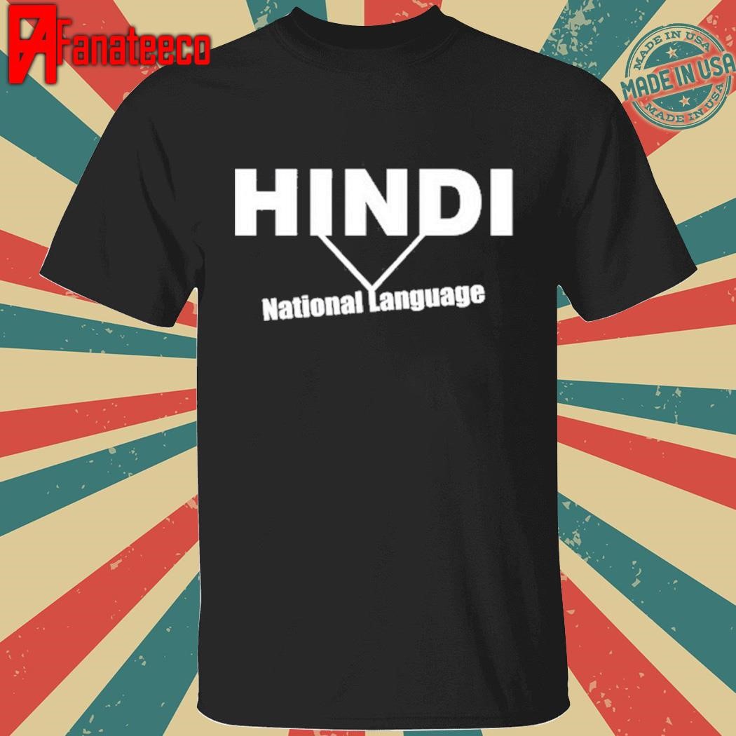 Saravanan Annadurai Hindi National Language Shirt