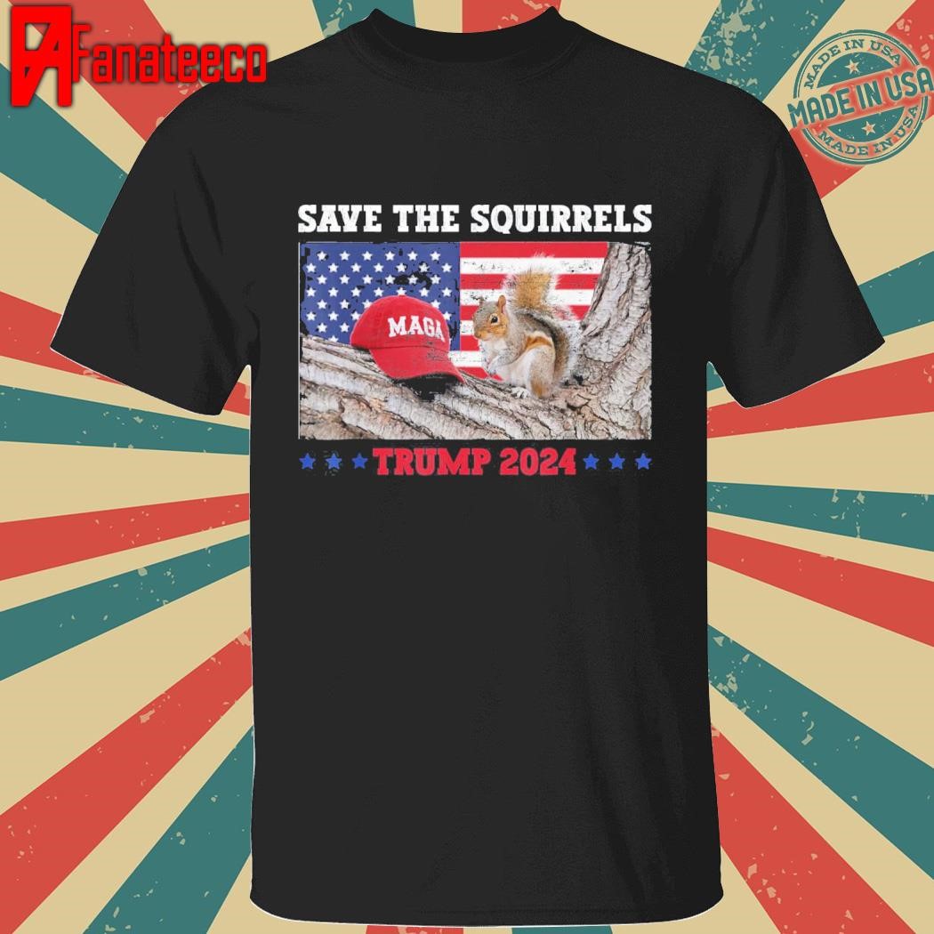 Save The Squirrels Trump Vance Republicans T-Shirt