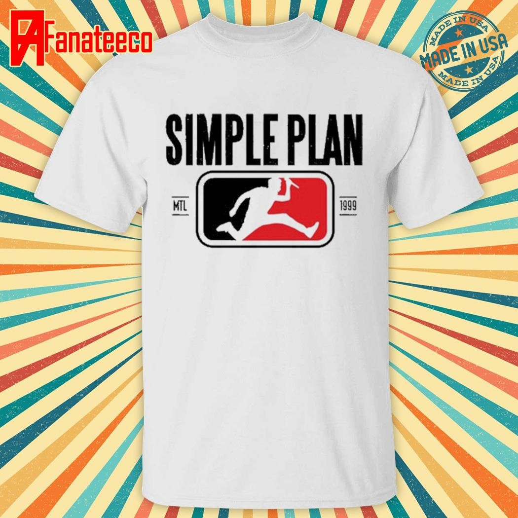 Simple Plan Sp Style Logo Raglan Shirt