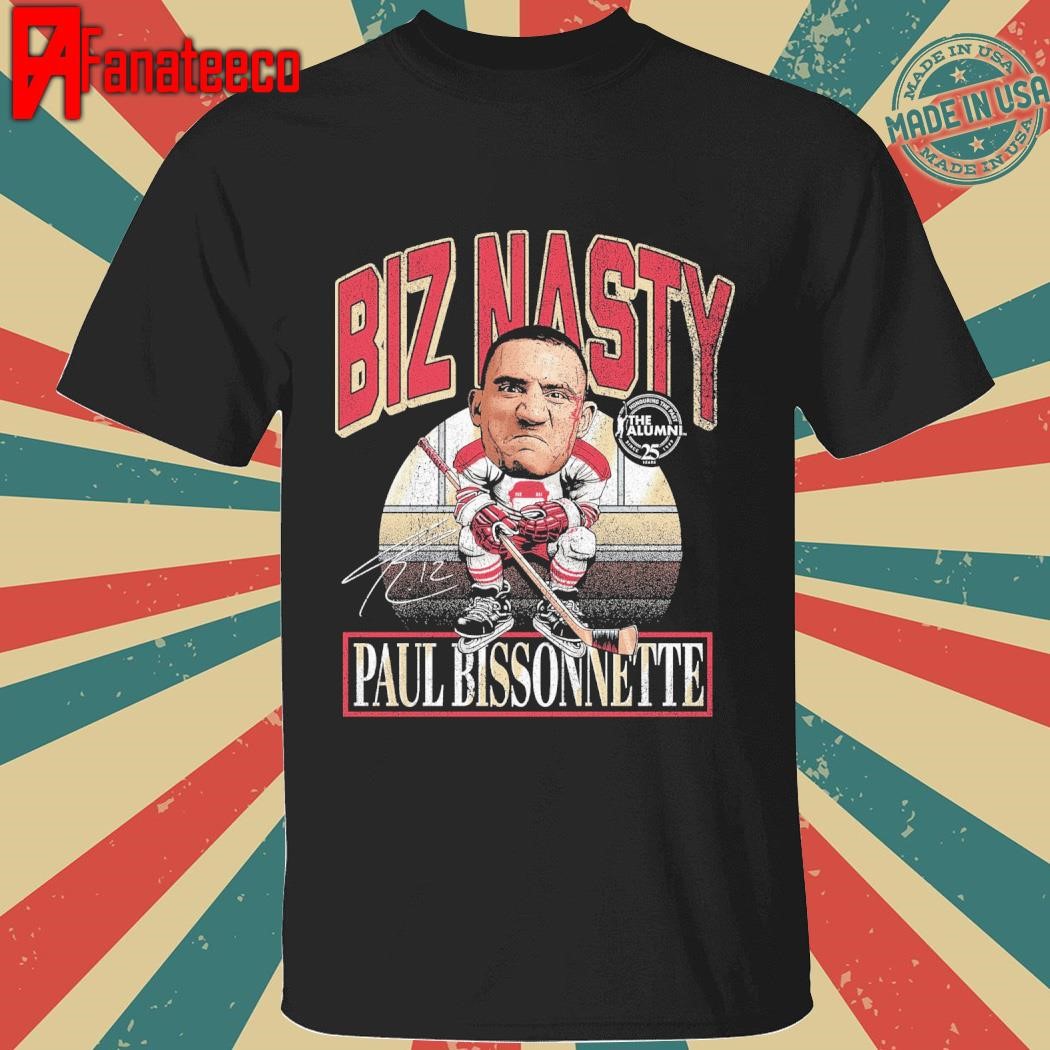 Spittin chiclet's x nhl alumni association biz nasty shirt