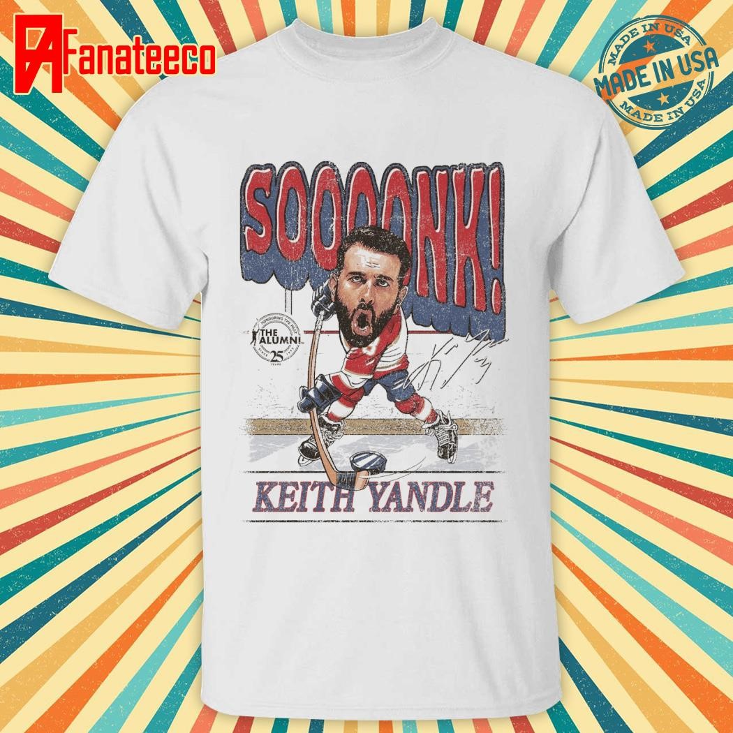 Spittin chiclet's x nhl alumni association keith yandle sonk shirt