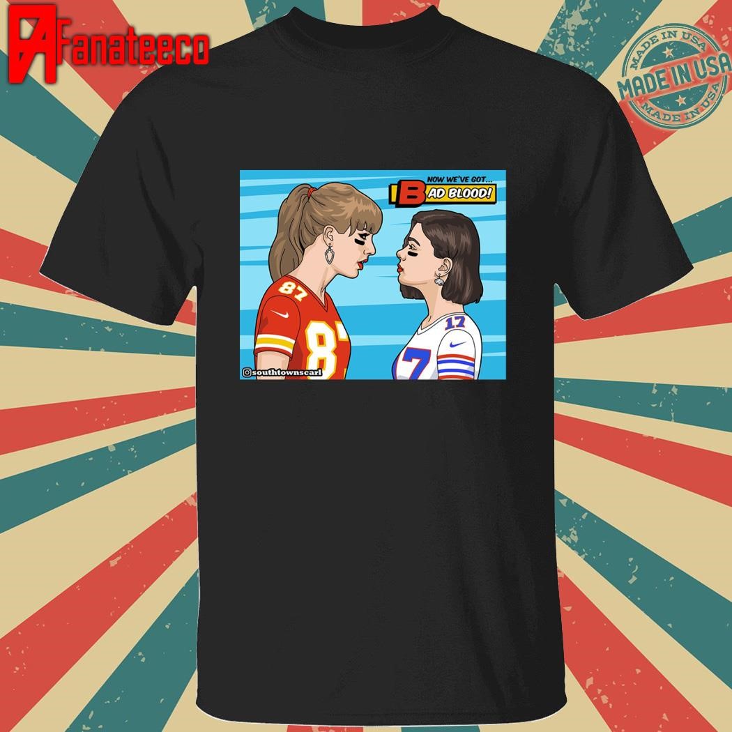 Swift Chiefs Vs Hailee Steinfeld Bills Bad Blood shirt