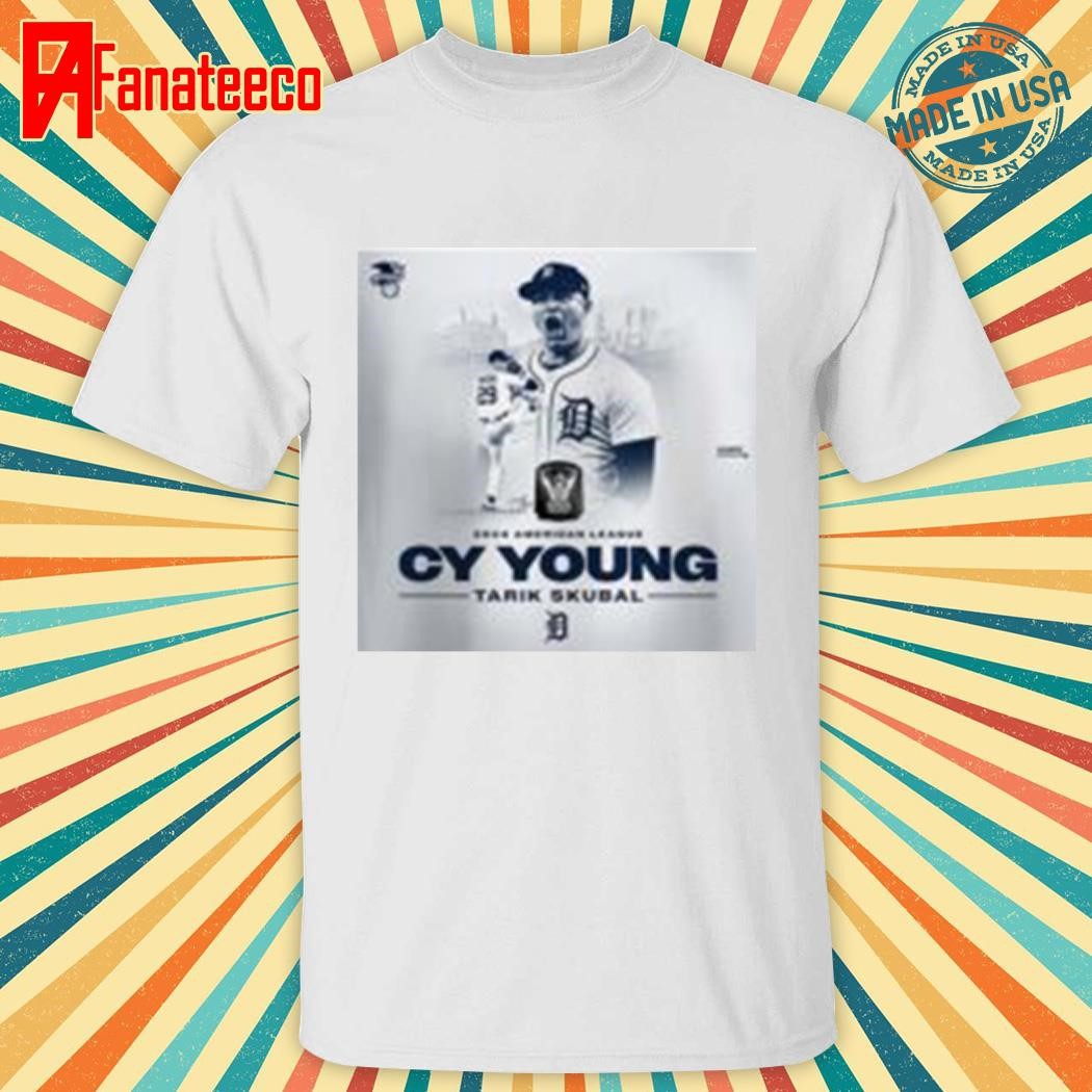 Tarik Skubal Detroit Tigers Wins 2024 Career Cy Young Award MLB shirt