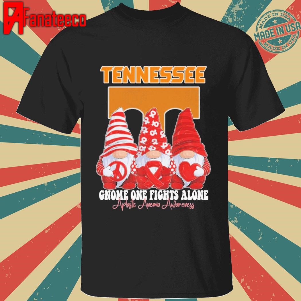 Tennessee Volunteers Gnome One Fights Alone Unisex T-Shirt