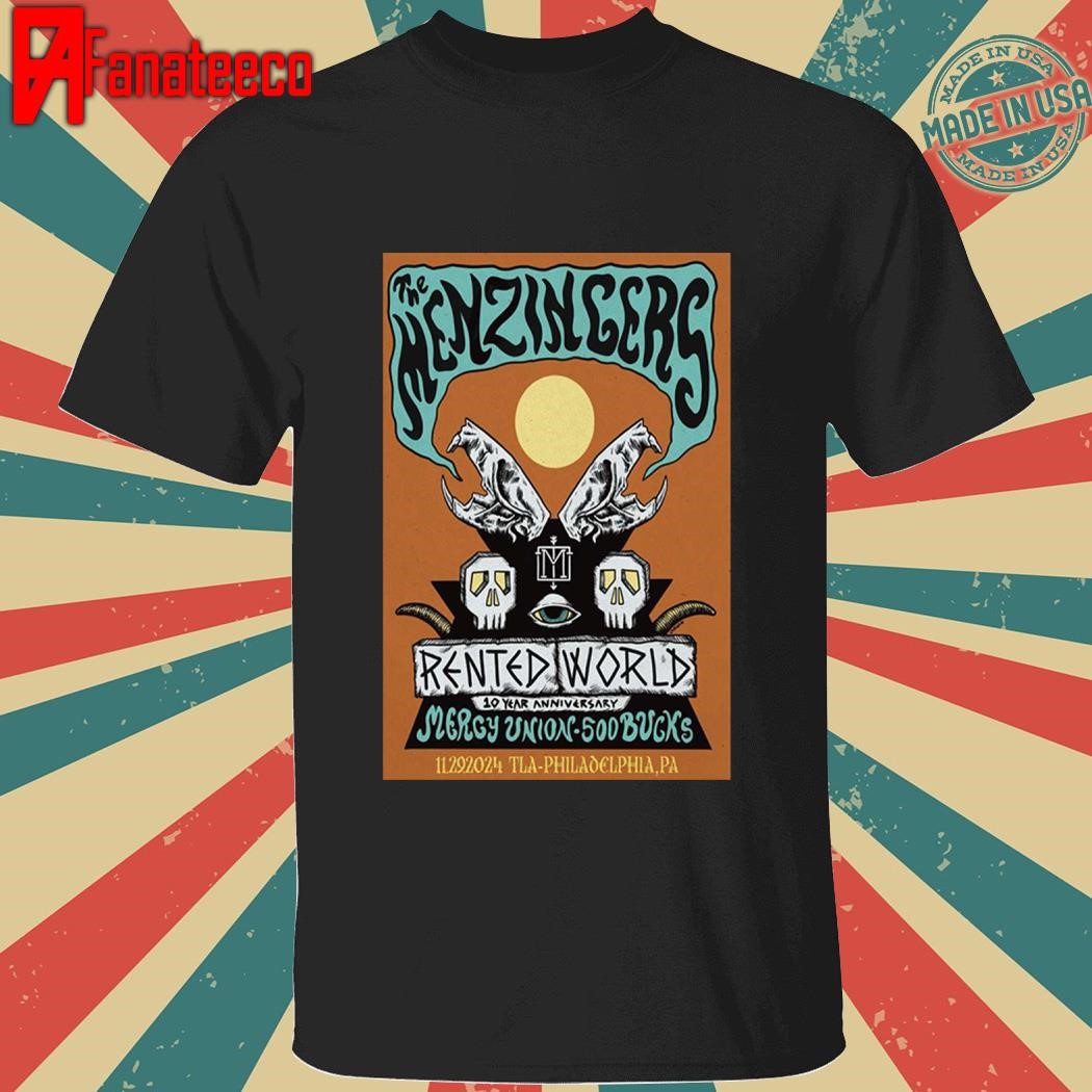 The Menzingers November 29 2024 Philadelphia PA shirt