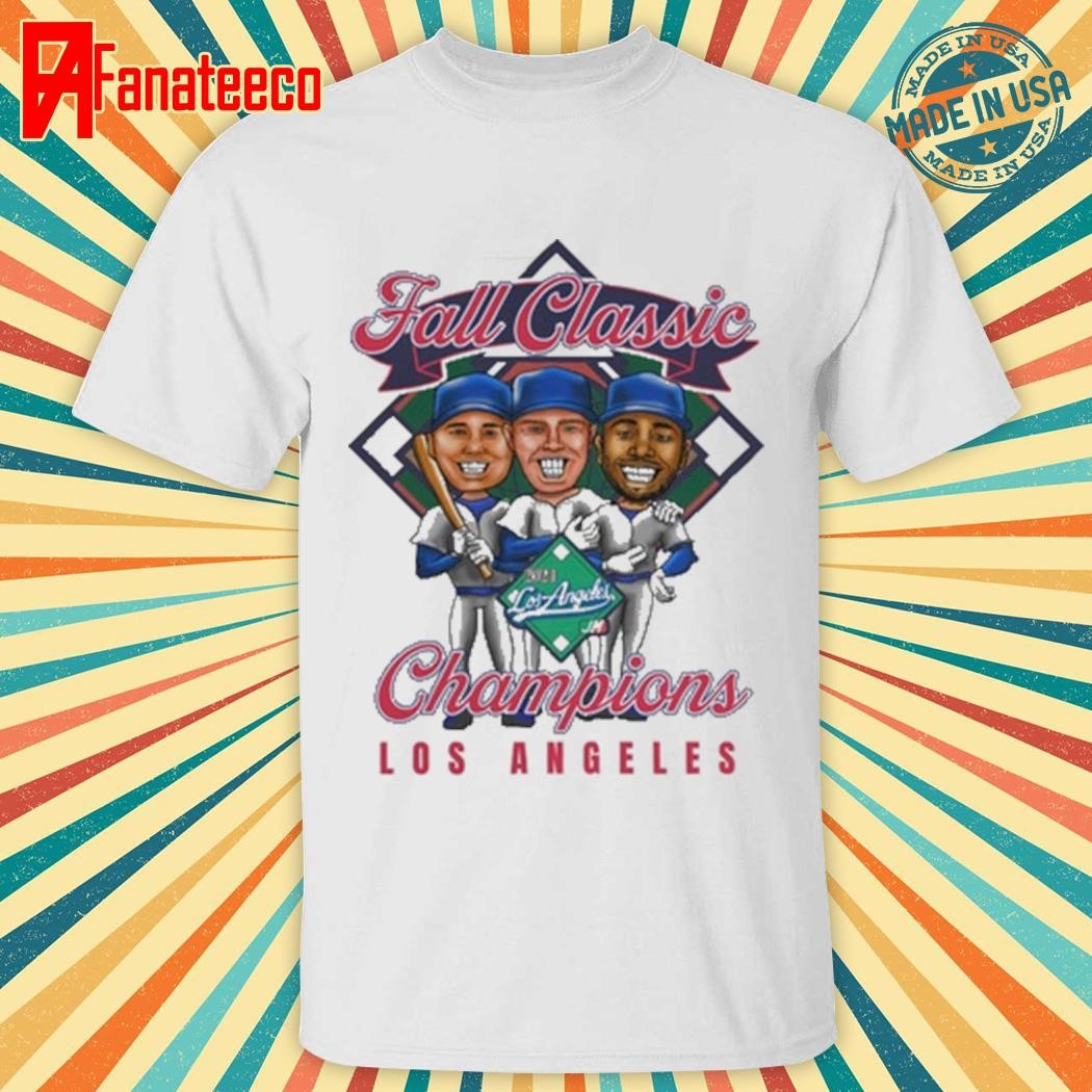 Throwback fall los Angeles Dodgers shirt