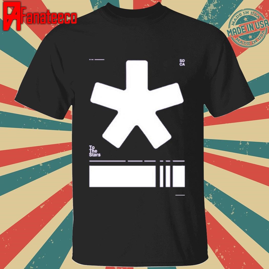 To The Stars Asterisk Barcode shirt