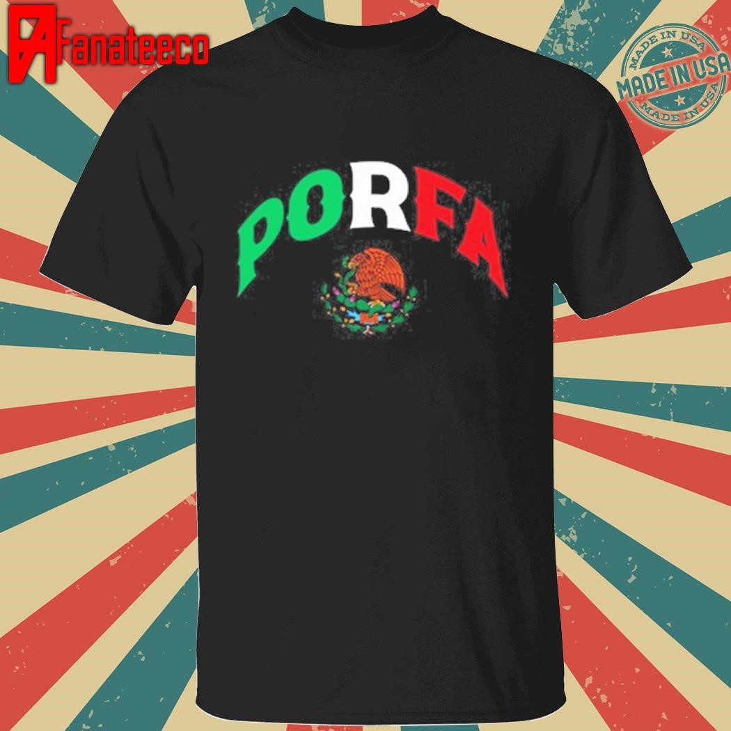 Top Por Favor The Porfa Flag shirt