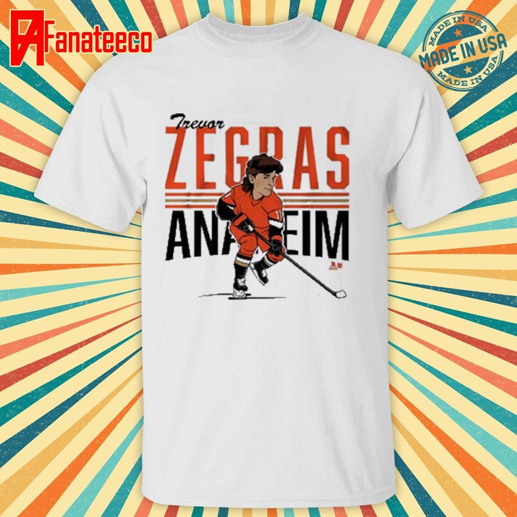 Trevor zegras center ice caricature shirt