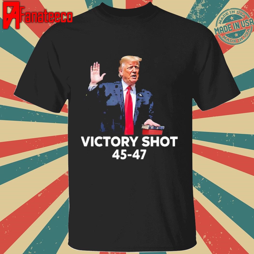 Trump Victory Shot 45-47 Shirt