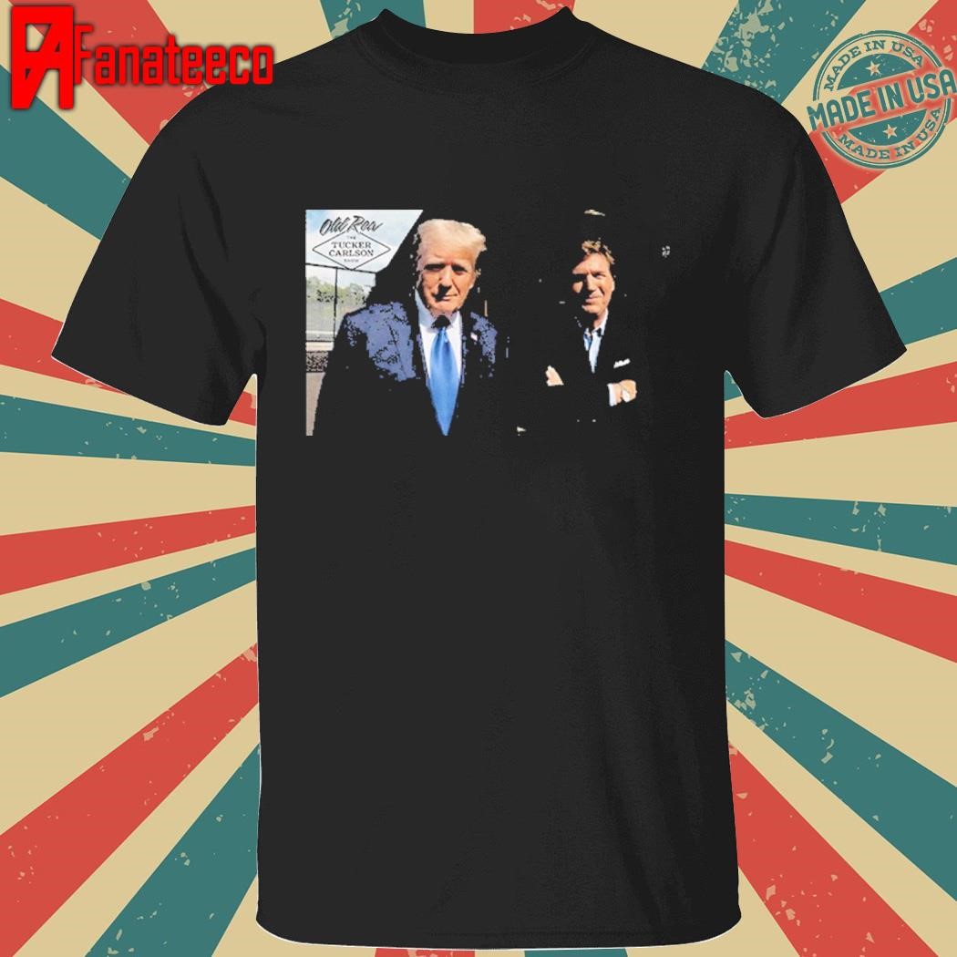 Tucker x Trump interview shirt