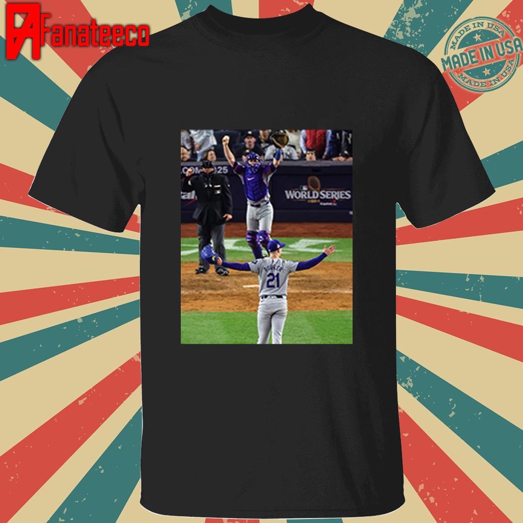 Walker Buehler Celebration World Series Champions 2024 Shirt