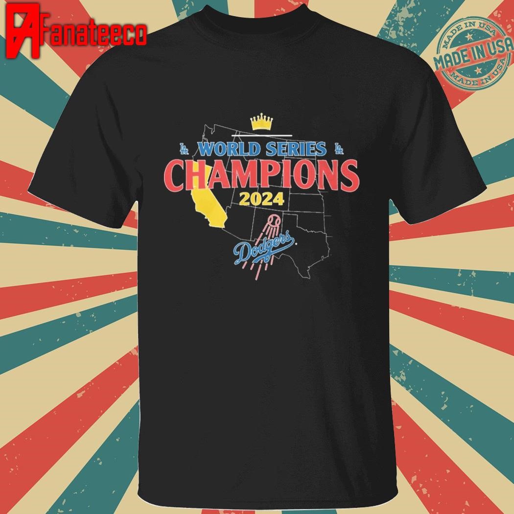 World Series Champions 2024 Los Angeles Dodgers T-Shirt