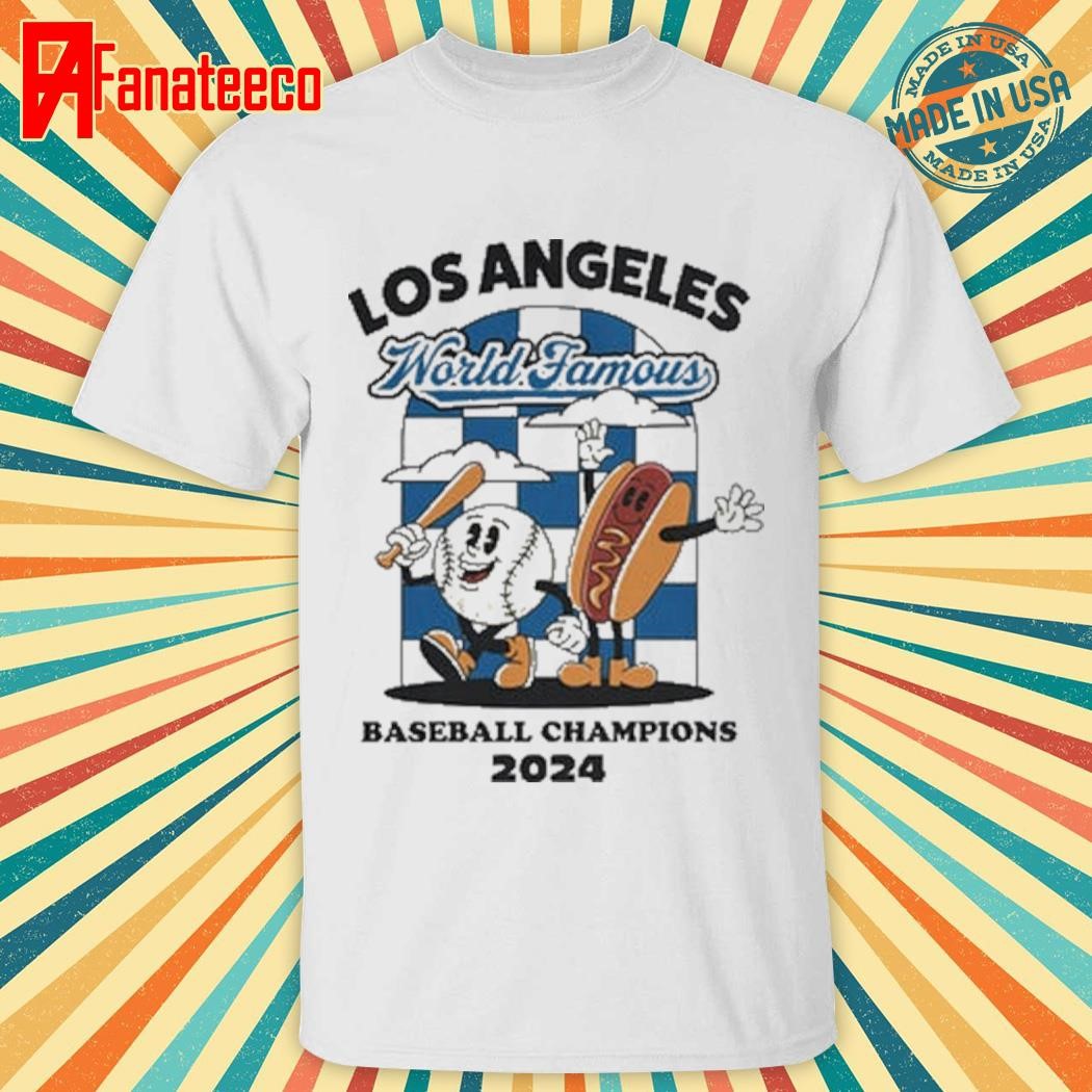 World famous baseball champions shirt los Angeles Dodgers shirt