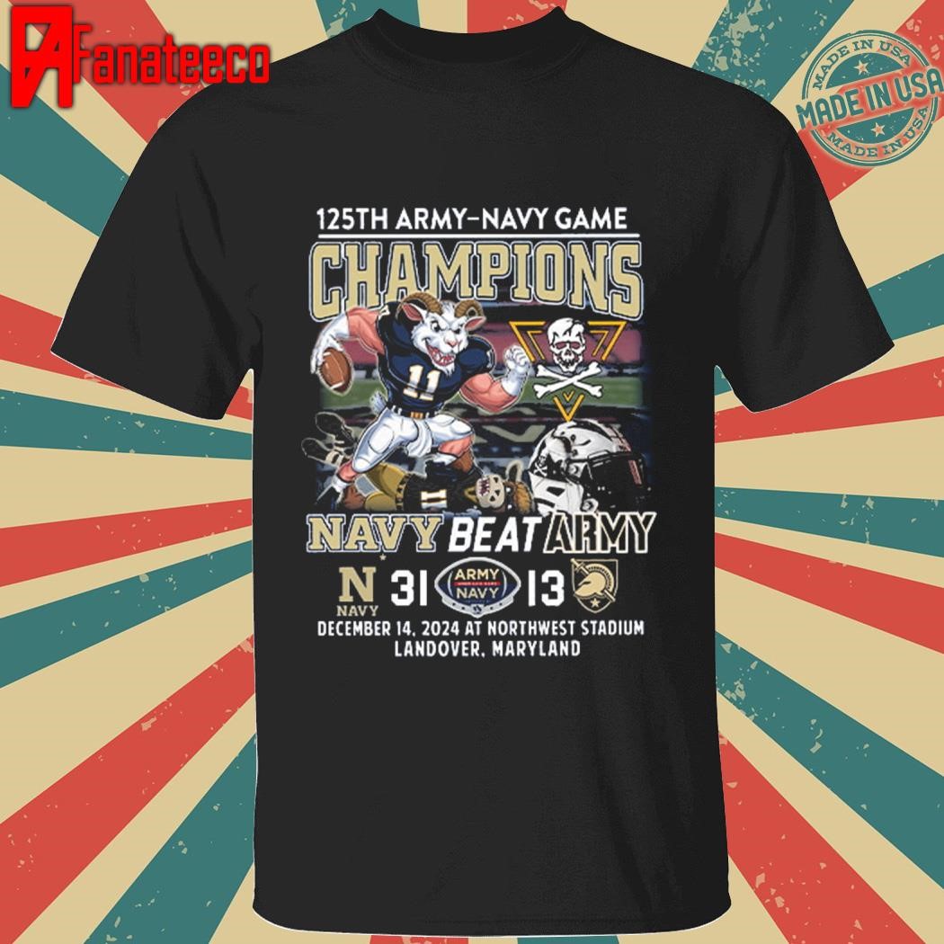 125th Army-Navy Game Champions Navy Beat Army 2024 Shirt