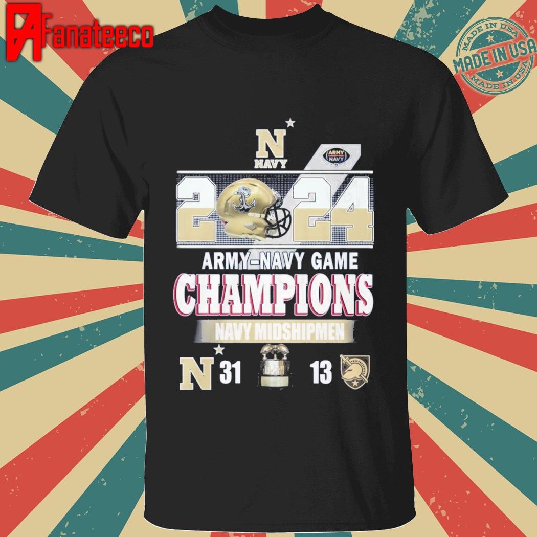 2024 Army-Navy Game Champions Navy Midshipmen 31-13 shirt