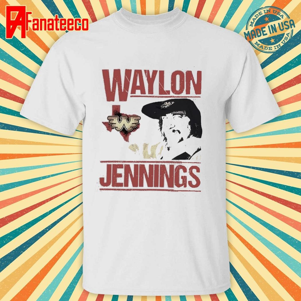 2024 Flying W Over Texas Waylon Jennings T Shirt