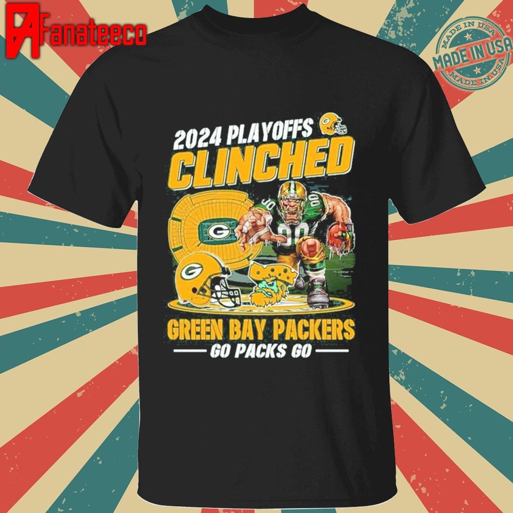 2024 Playoffs Clinched Green Bay Packers T Shirt