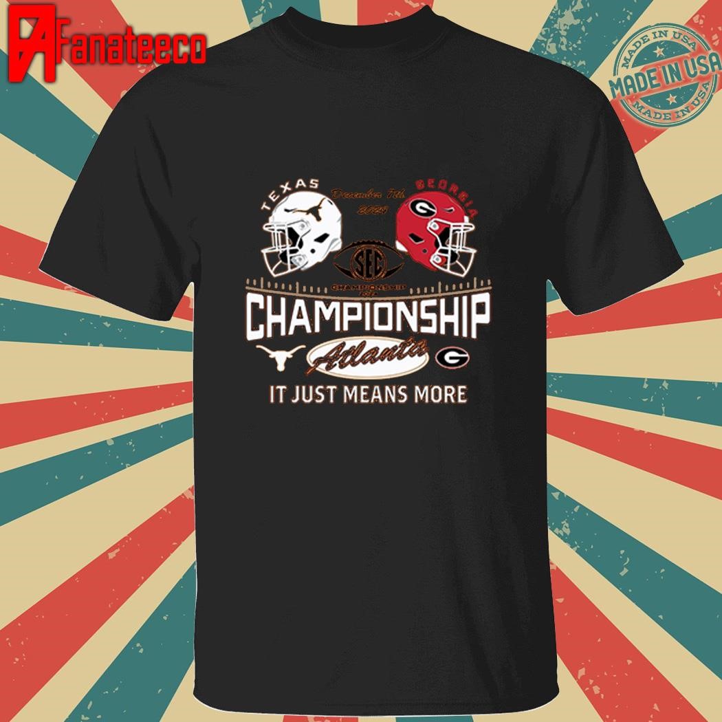 2024 Texas Longhorns Vs Georgia Football Football SEC Championship Game Bound shirt