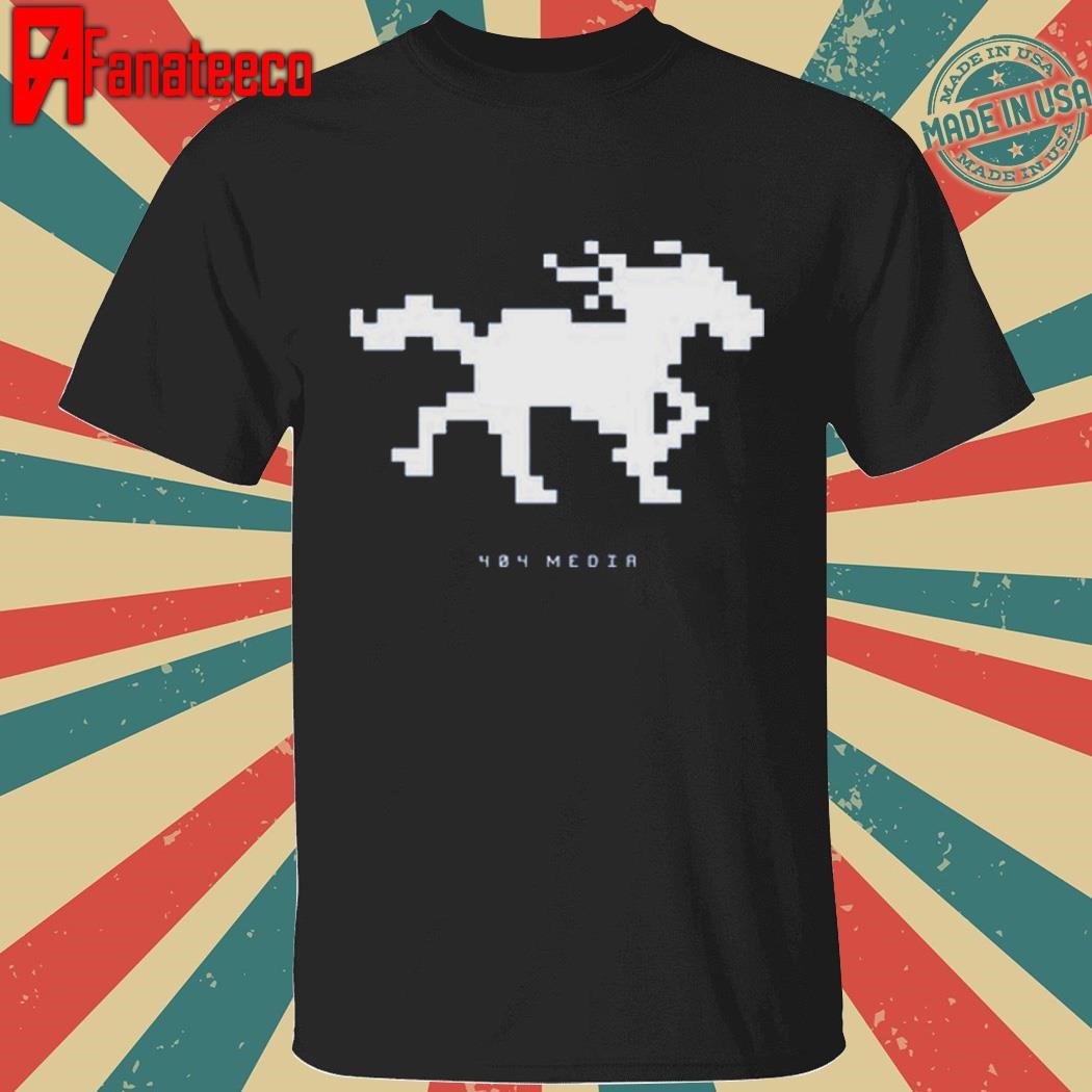 404 media horse shirt