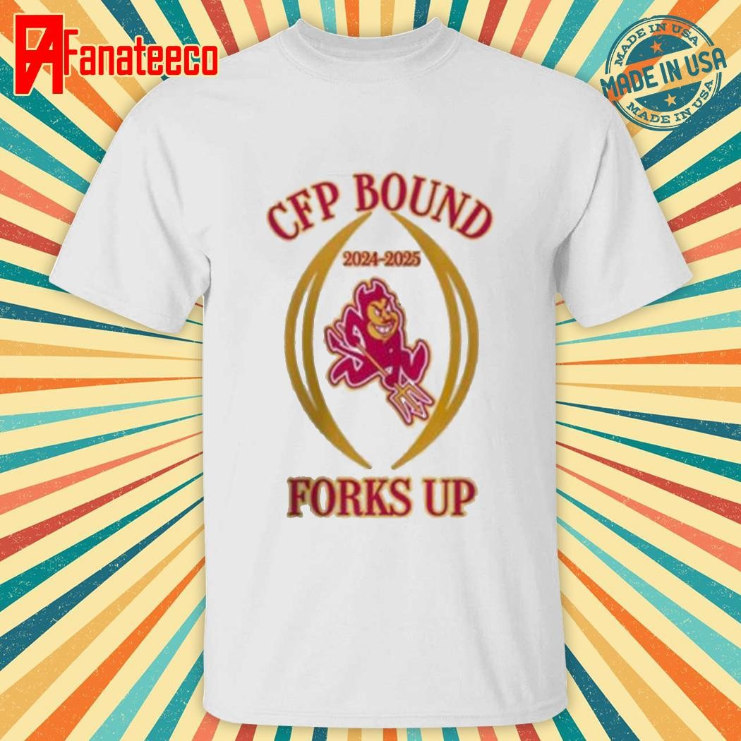 ASU Sun Devils CFP Bound 2024-2025 College Football Playoff First Round Matchup NCAA Division shirt