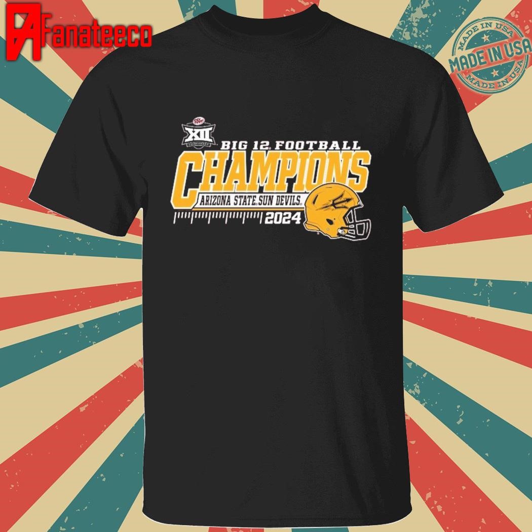 Arizona State Sun Devils Blue 84 2024 Big 12 Football Conference Champions shirt