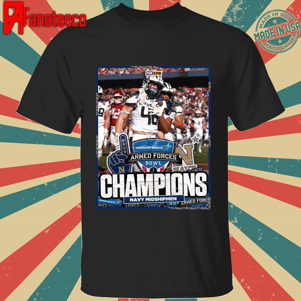 Armed Forces bowl champions Navy Midshipmen 2024 shirt