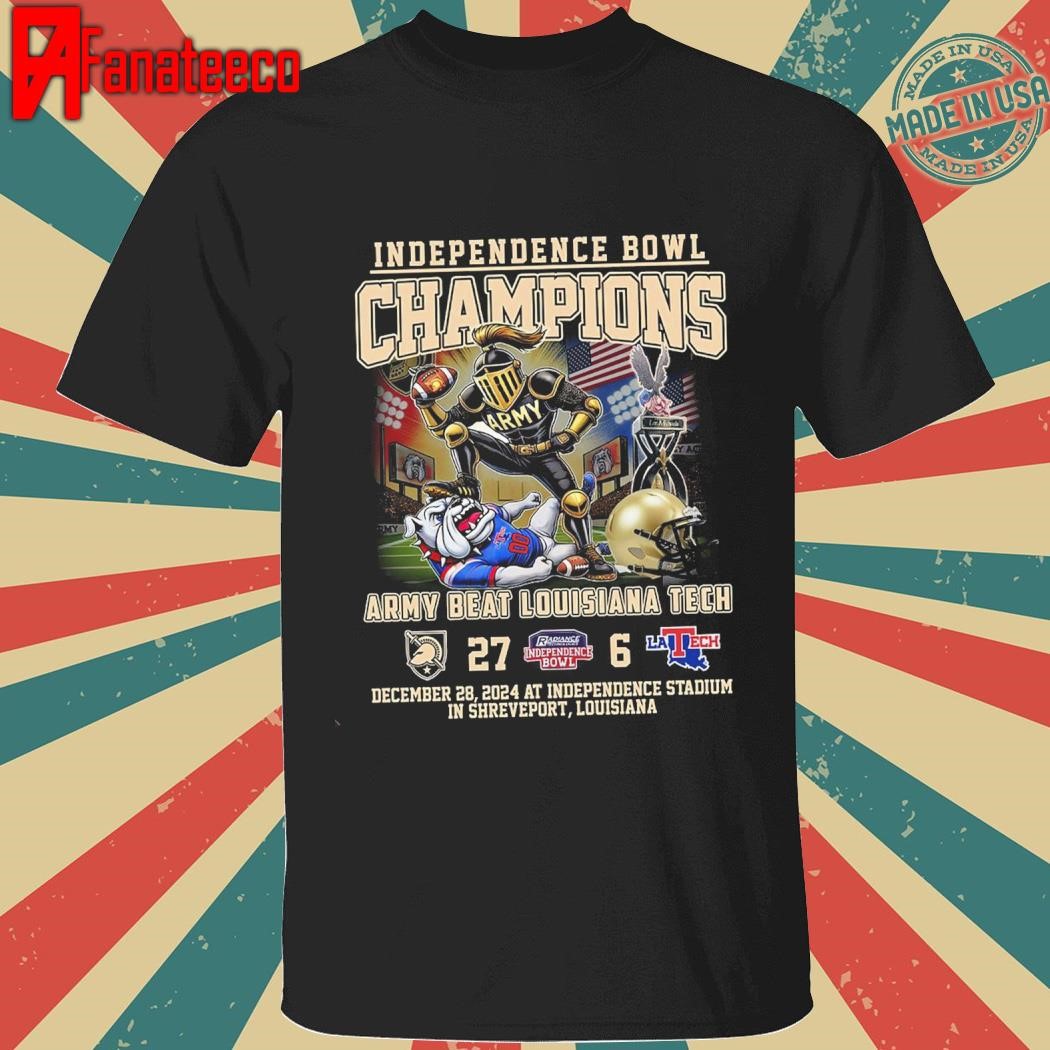 Army Black Knights Let’s Celebrate 2024 Independence Bowl Champions 27 - 6 shirt