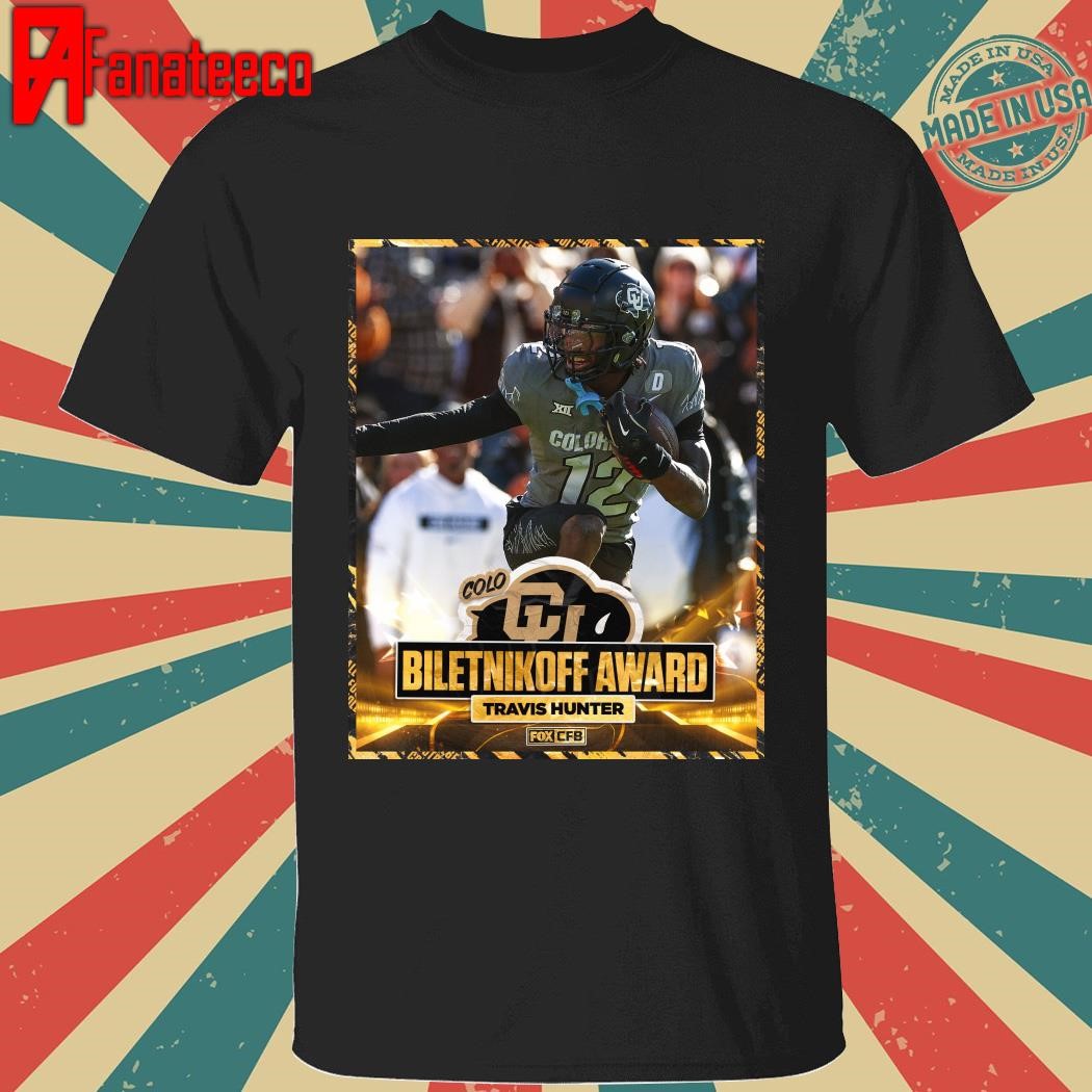 Biletnikoff trophy winner travis hunter shirt