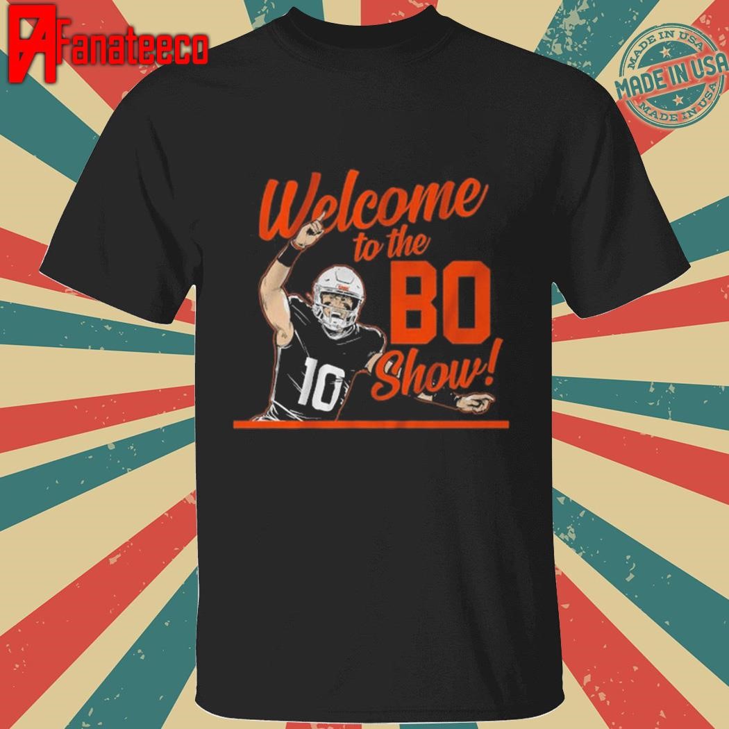 Bo nix welcome to the bo show shirt