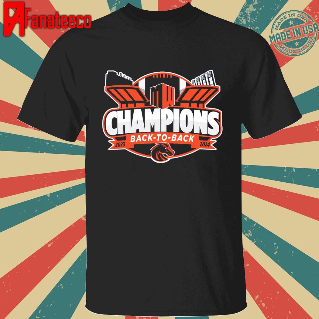 Boise State Football Champions back to back shirt