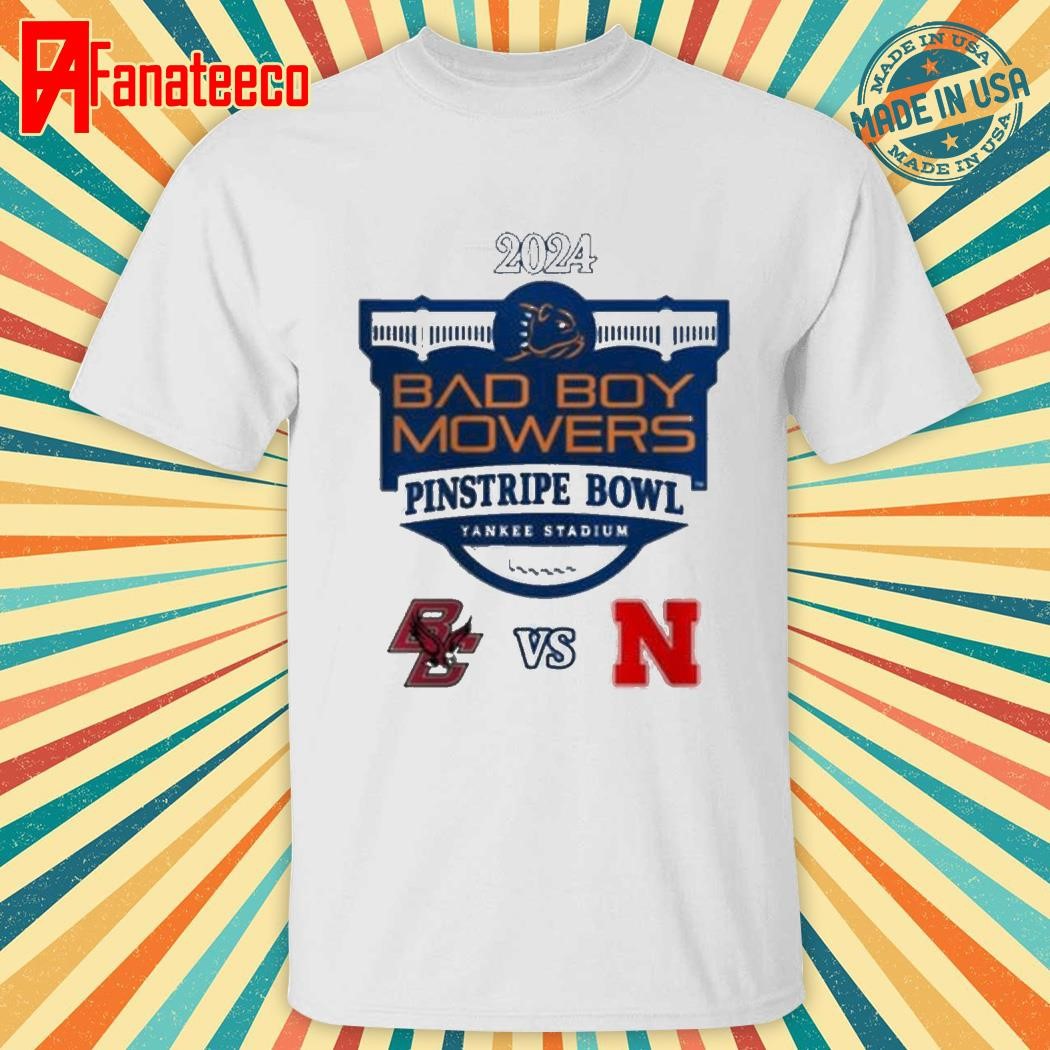 Boston College Eagles Vs Nebraska Cornhuskers 2024 Pinstripe Bowl shirt