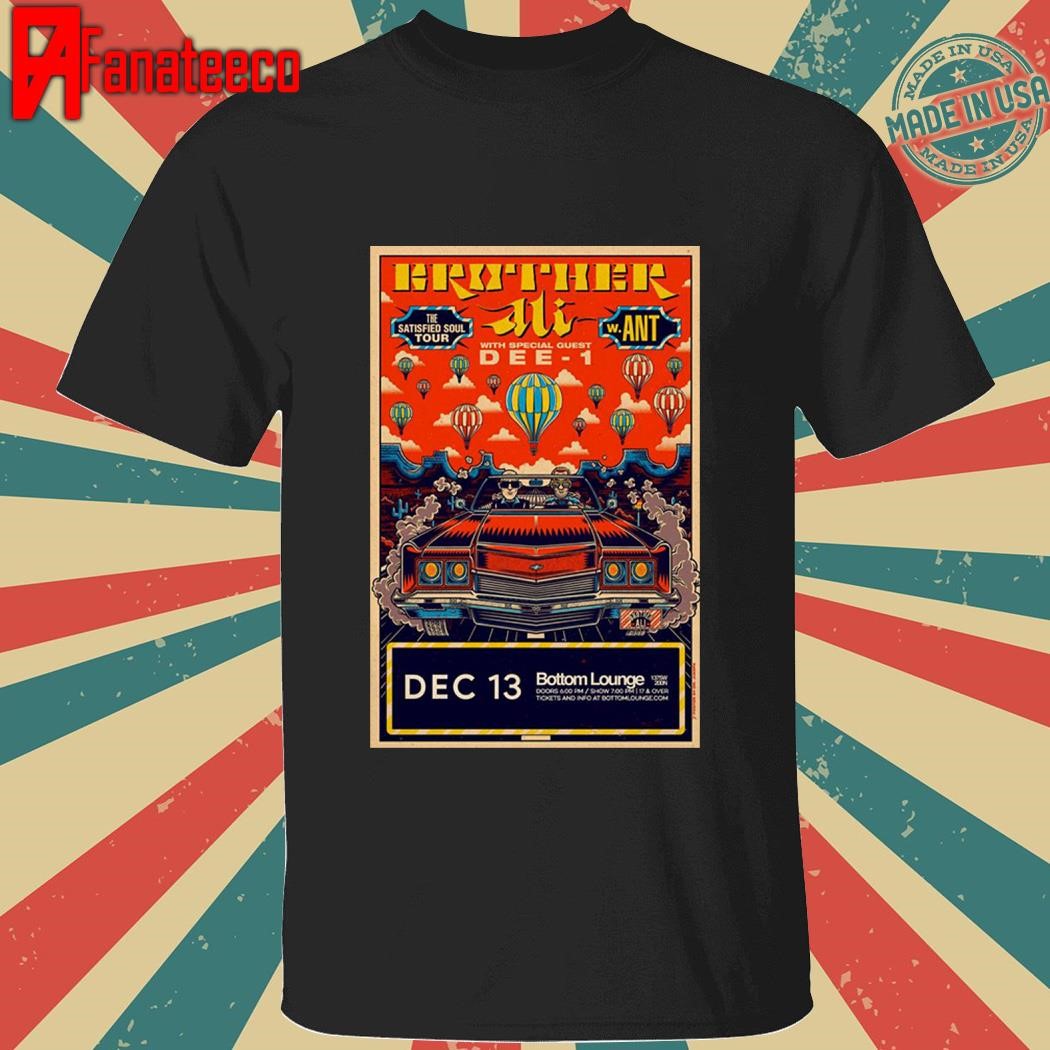 Brother Ali Bottom Lounge in Chicago IL December 13 2024 shirt