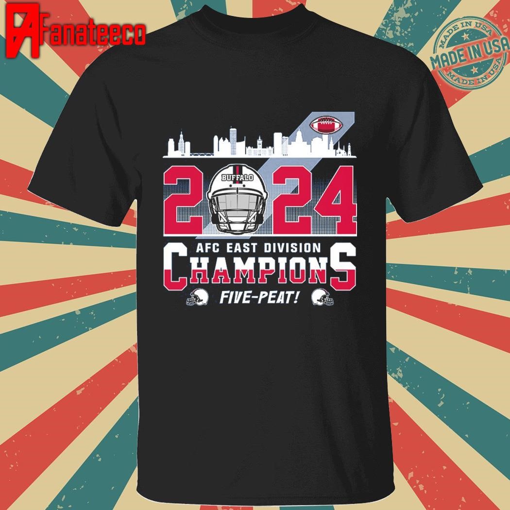 Buffalo American Football 2024 AFC East Champions T-Shirt, Conquered The East Champs Shirt