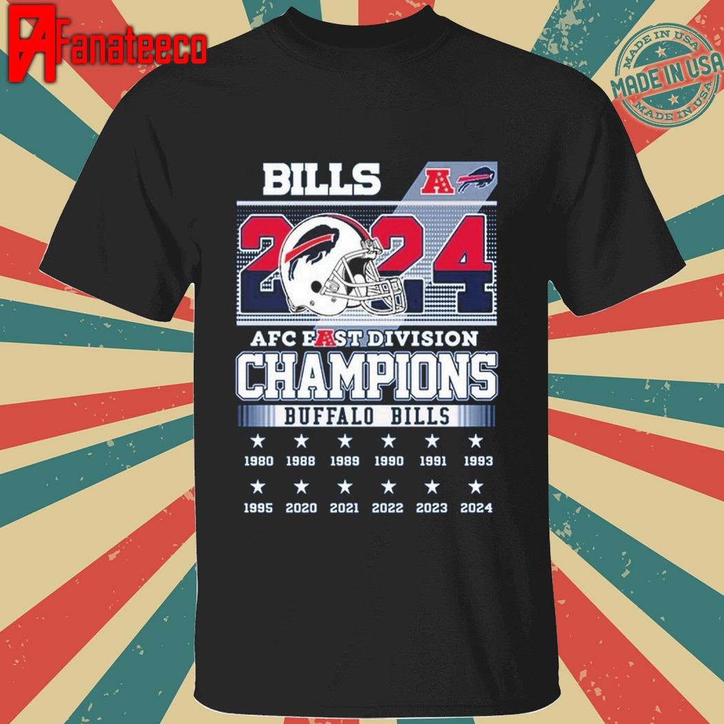 Buffalo Bills AFC East Division Champs 2024 Celebration T-Shirt