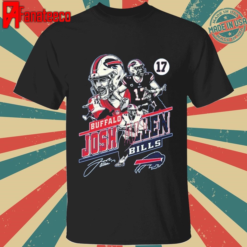 Buffalo Bills Josh Allen Forever Number 17 True Legends In Our Hearts T-Shirt