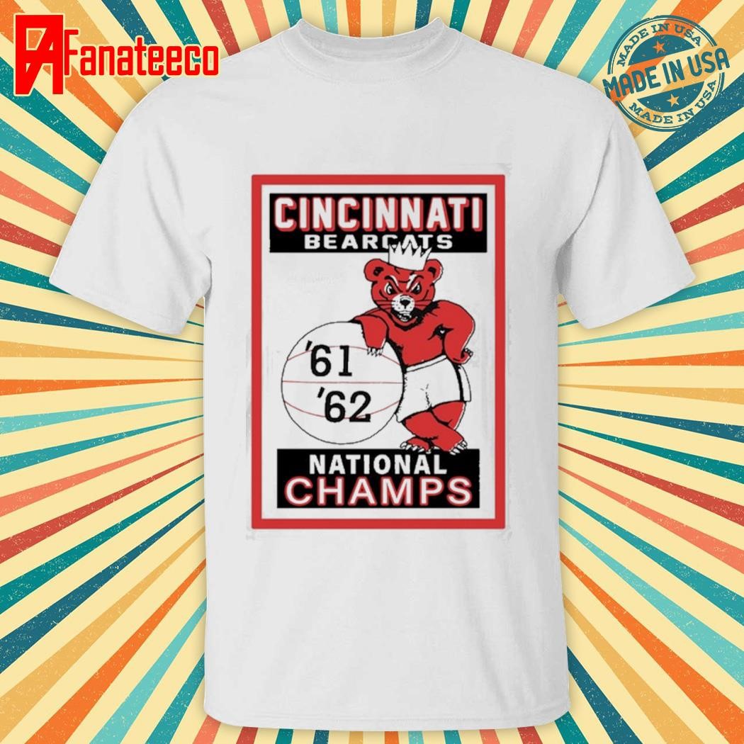 Cincinnati Bearcats 61 62 National Champs T-Shirt