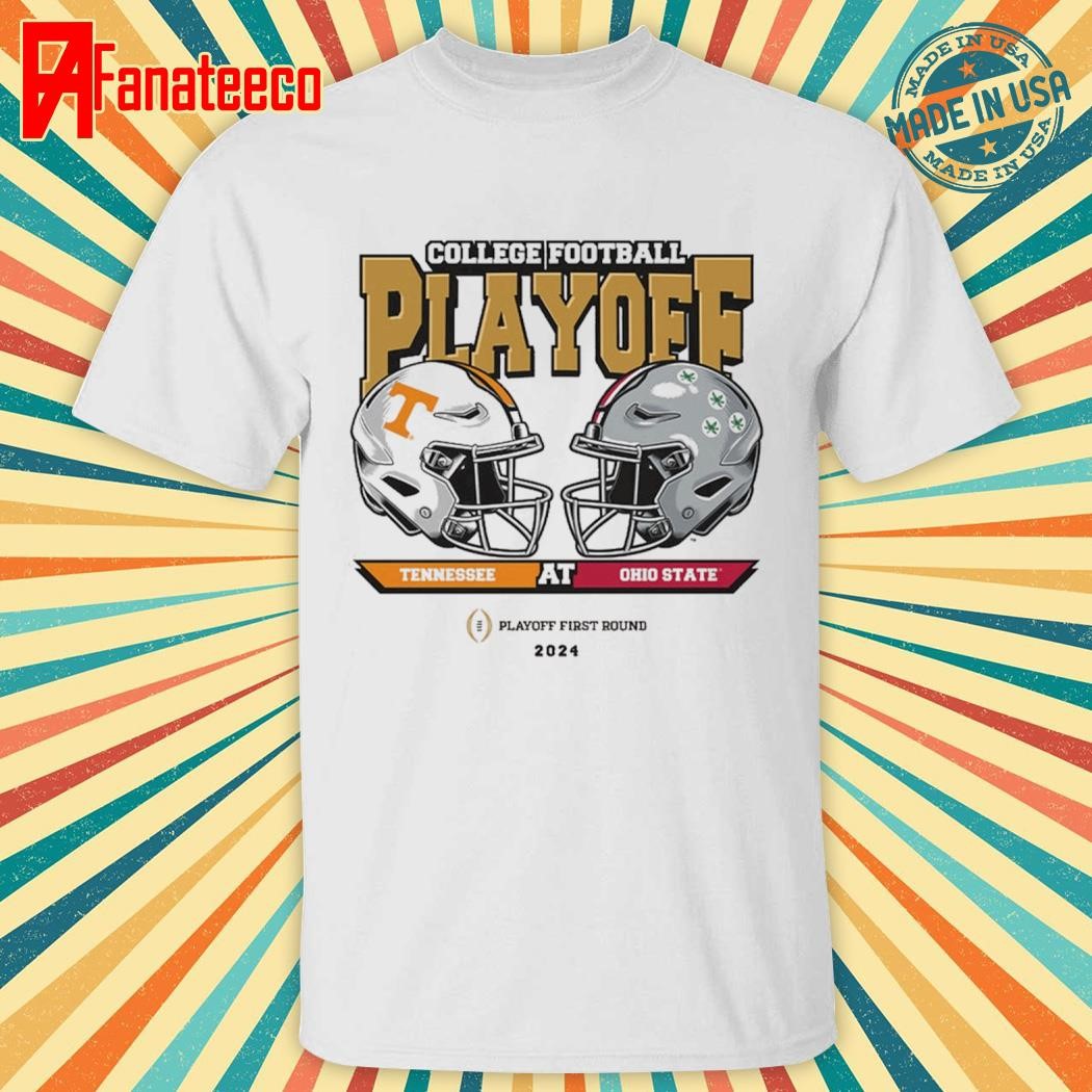 College Football Playoff 2025 Tennessee at Ohio State First Round Head-To-Head T-Shirt