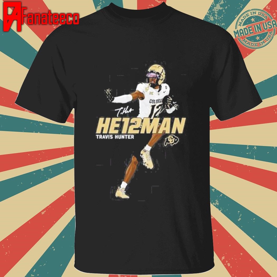 Colorado Buffaloes Travis Hunter Football Heisman 2024 signature T-Shirt