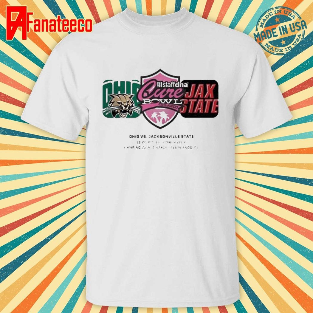 Cure Bowl Ohio Bobcats Vs Jacksonville State Gamecocks Matchup At Camping World Stadium In Orlando FL On December 20th 2024 NCAA Unisex T-Shirt