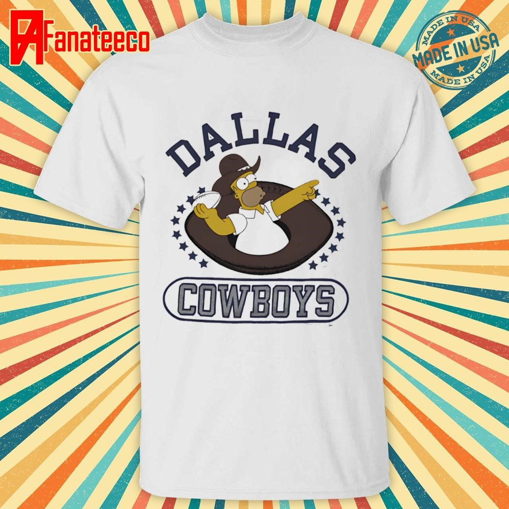 Dallas Cowboys x The Simpsons Homer Simpson shirt