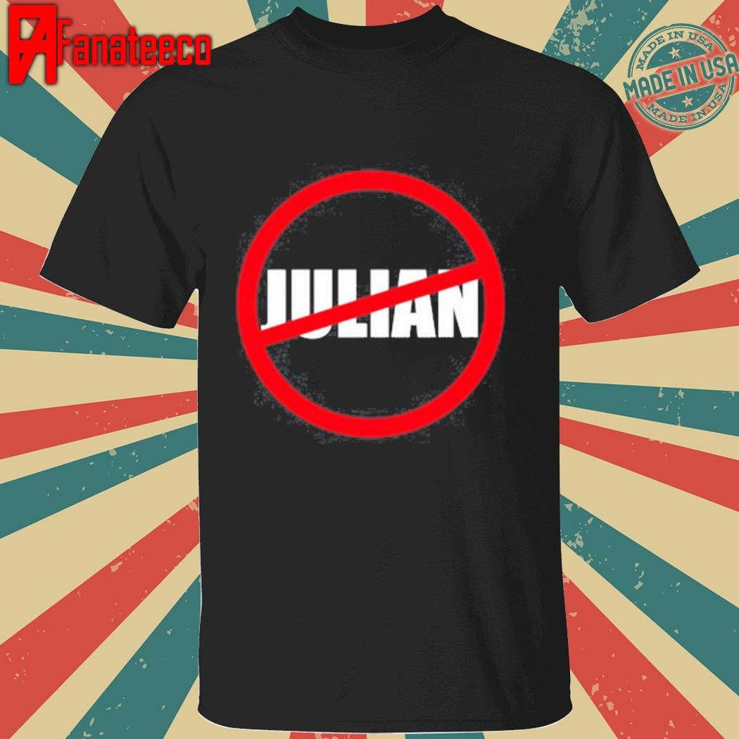 Dave Blunts Wearing Julian Tee Shirt