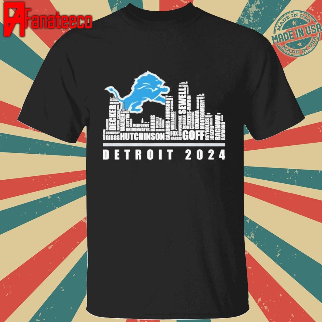 Detroit Lions 2024 For Fan shirt