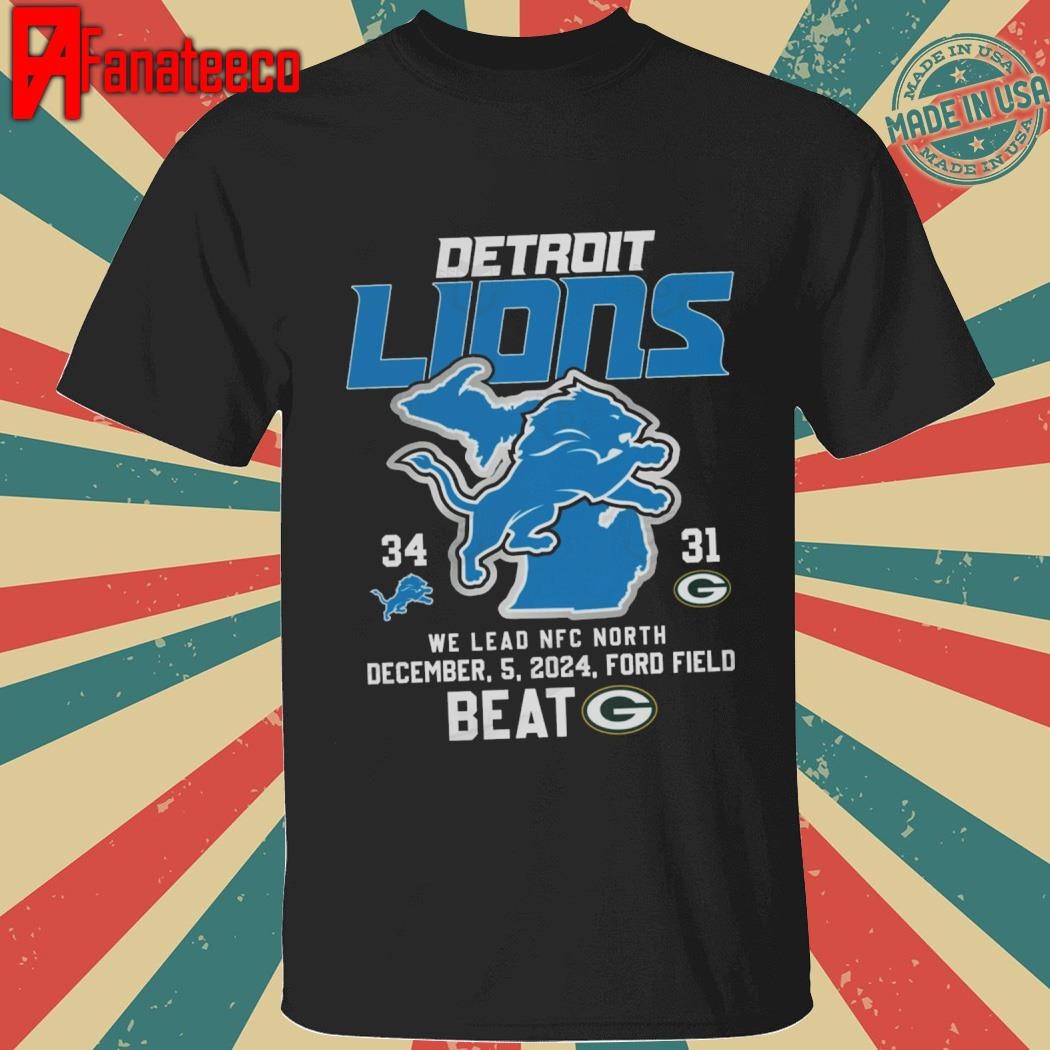 Detroit Lions We Lead NFC North Unisex T-Shirt