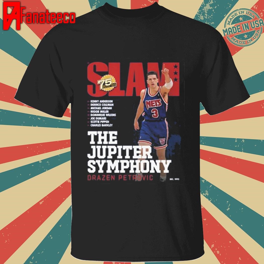 Drazen Petrovic Slam The Jupiter Symphony shirt