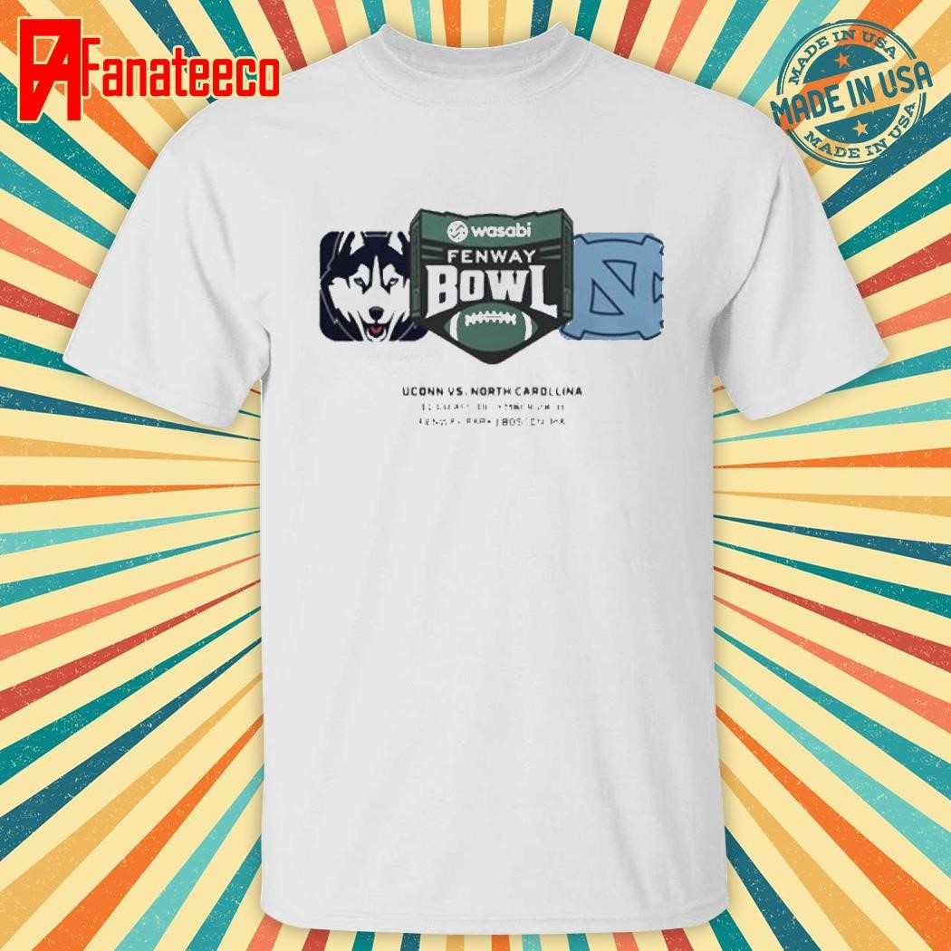 Fenway Bowl UConn Huskies Vs North Carolina Tar Heels Matchup At Fenway Park In Boston MA On December 28th 2024 NCAA Unisex T-Shirt