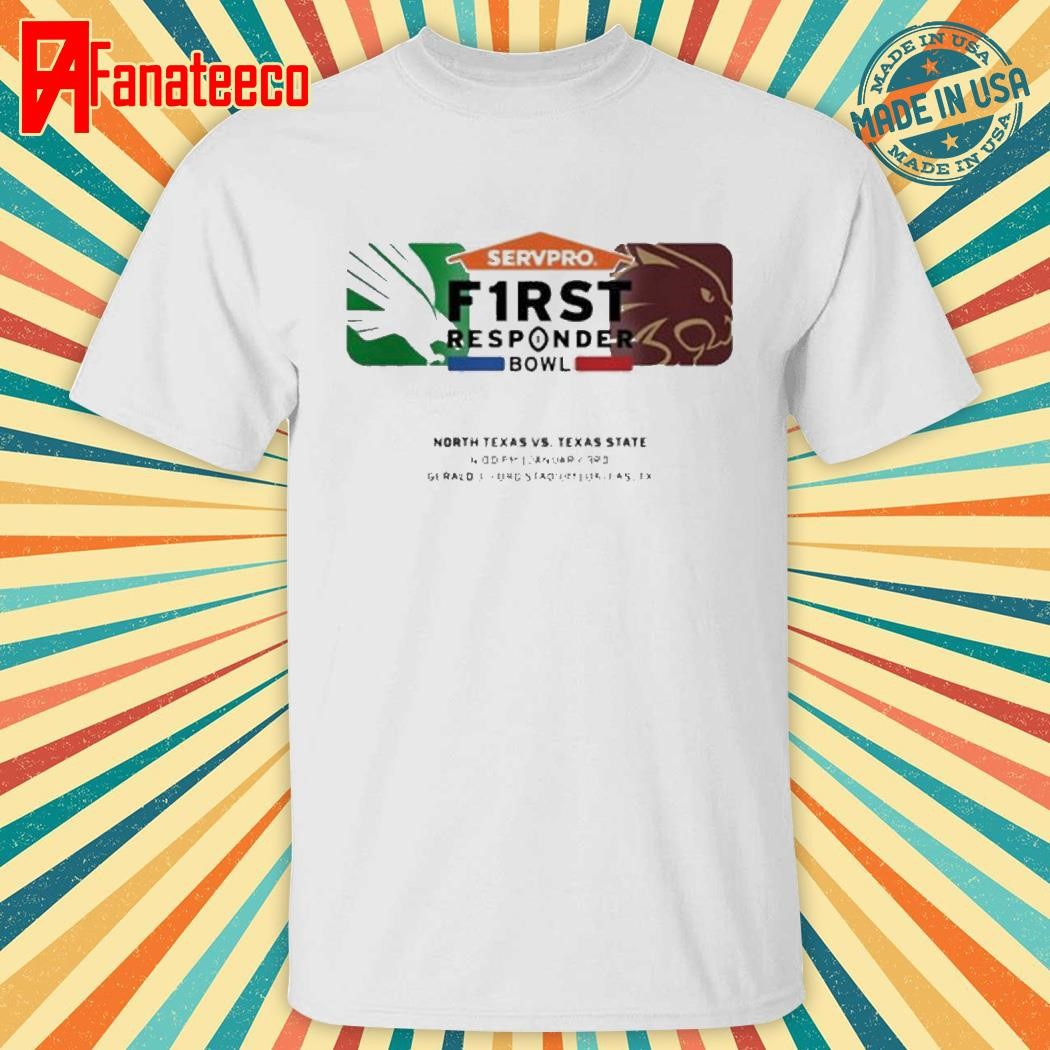 First Responder Bowl North Texas Mean Green Vs Texas State Bobcats Matchup At Gerald J.Ford Stadium In Dallas TX On January 3rd 2025 NCAA Unisex T-Shirt