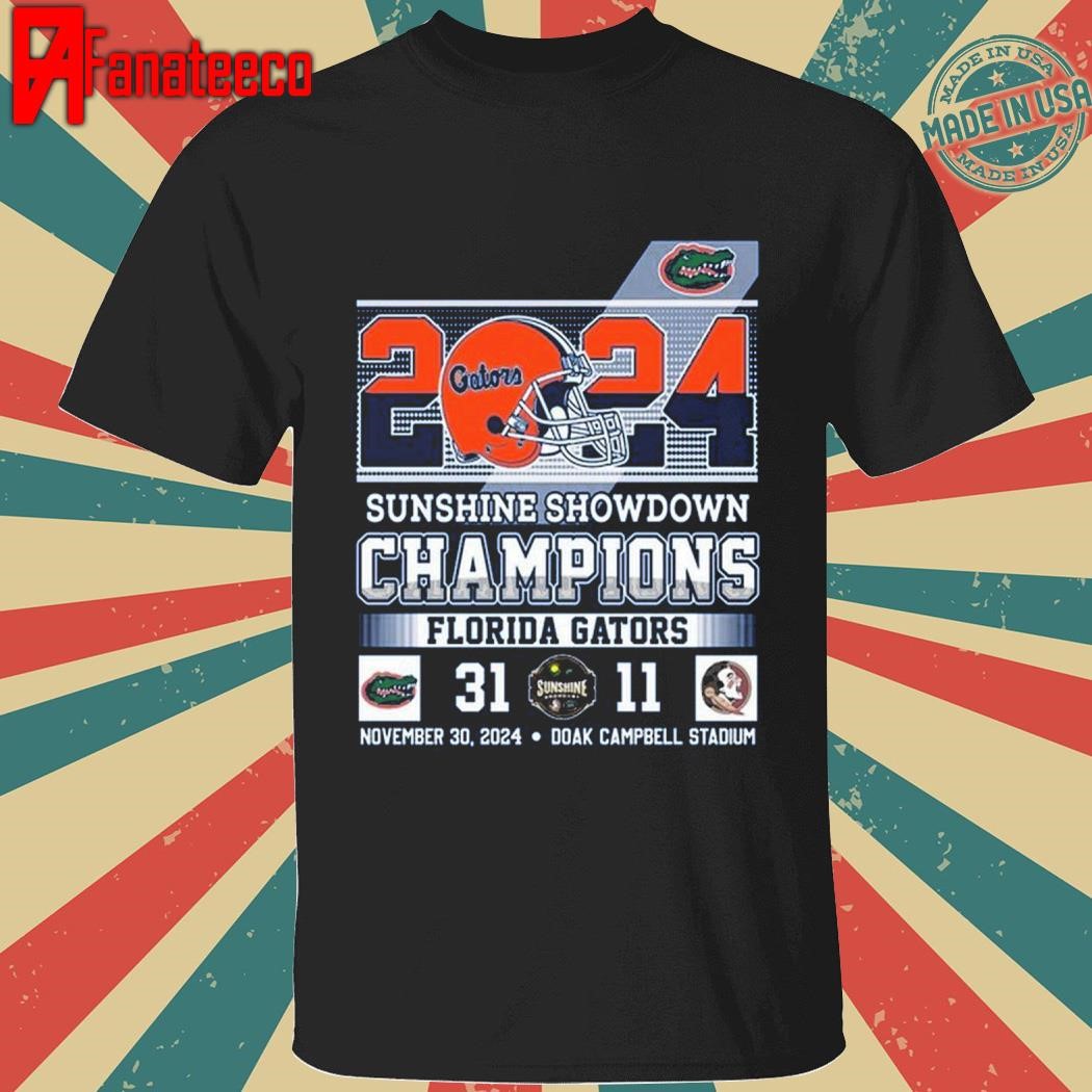 Florida Gators 2024 Sunshine Showdown Champions T-Shirt