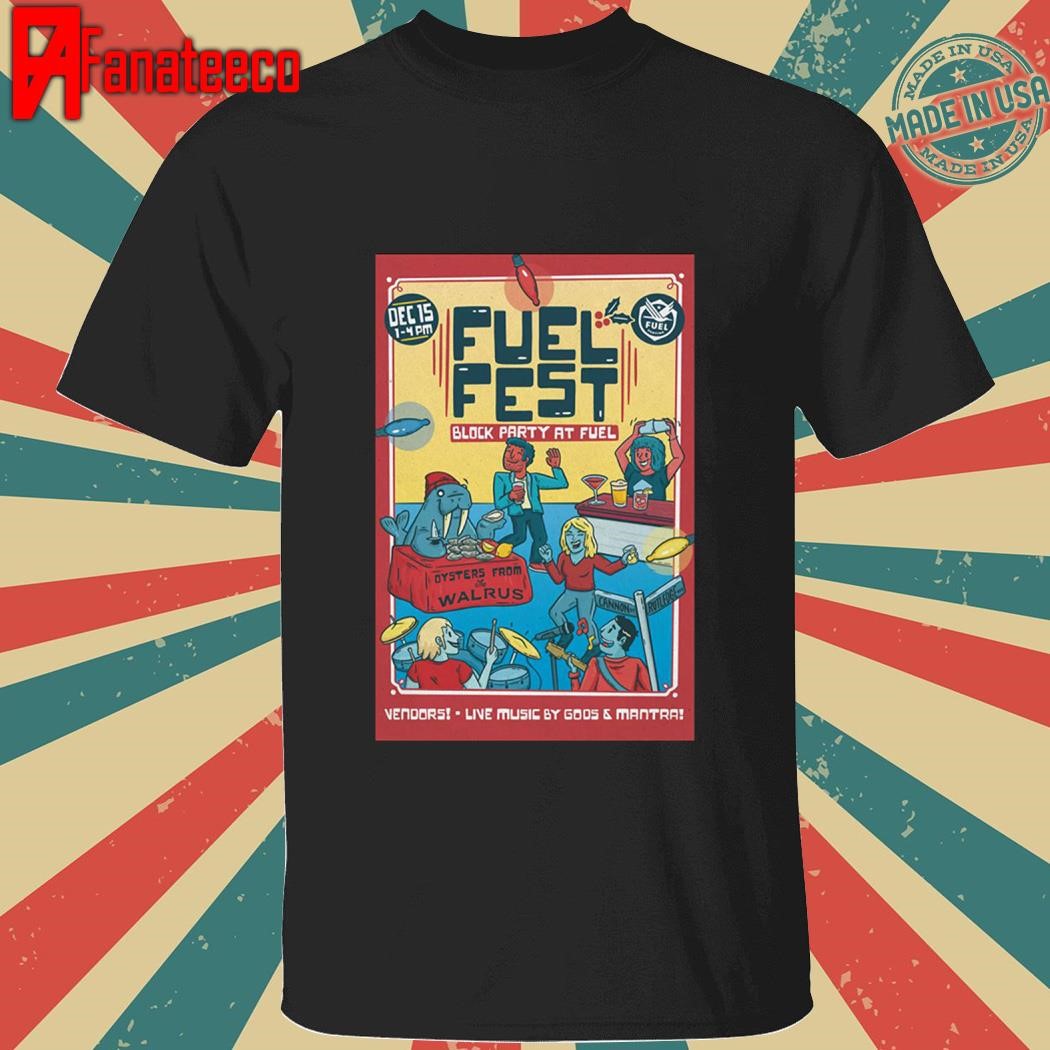 Fuel Fest Holiday Block Party Fuel Charleston SC December 15 2024 shirt