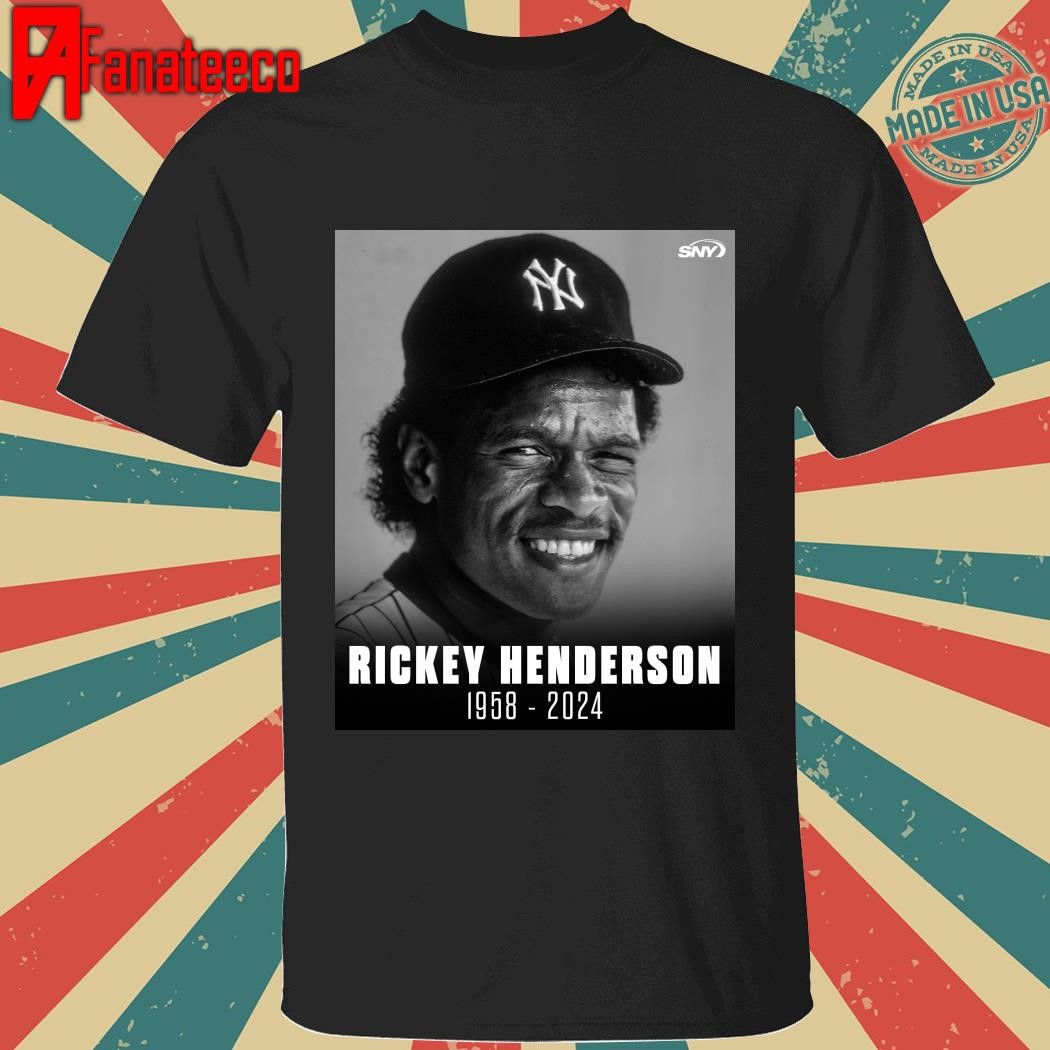 Funny RIP Rickey Henderson shirt